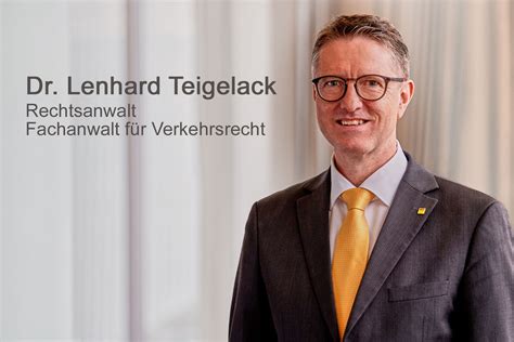 TOP ADAC Anwalt Dr. Lenhard Teigelack ᐅ Rechtsanwalt und Fachanwalt für Verkehrsrecht